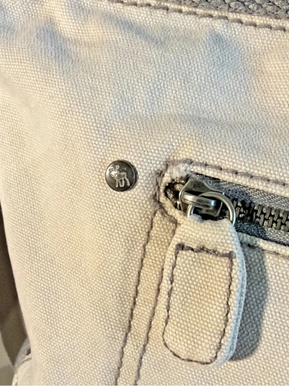 Abercrombie & Fitch Canvas Tote Bag Y2K